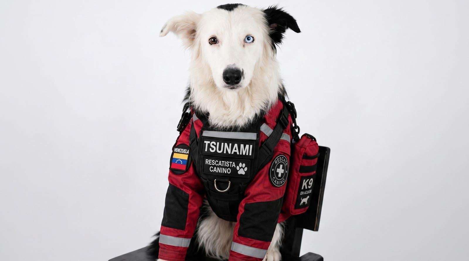 image for Tsunami: The Rescued Dog Saving Lives After Venezuela Earthquakes