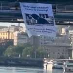 image for Protest to Trump by Turks before NATO Turkey Meeting: "Hide your children Trump is coming". Not [OC]