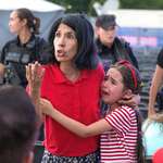 image for Alt angle: Woman argues with secret service as they try to evacuate Freedom 250 due to weather (oc)