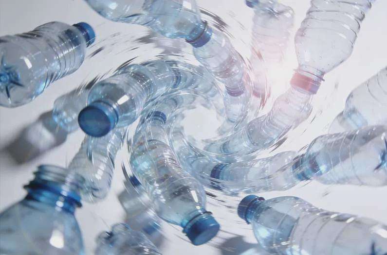 image for Scientists built a solar reactor that eats plastic bottles and burps out clean hydrogen . . .at scale.