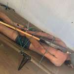 image for Palestinian man undressed, blindfolded, and tied to a metal rod circulated this week on social media