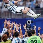 image for Lionel Messi after Argentina's round of 16 win to Egypt.