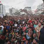 image for Football brings a brief reprieve as fans in Gaza unite for Egypt
