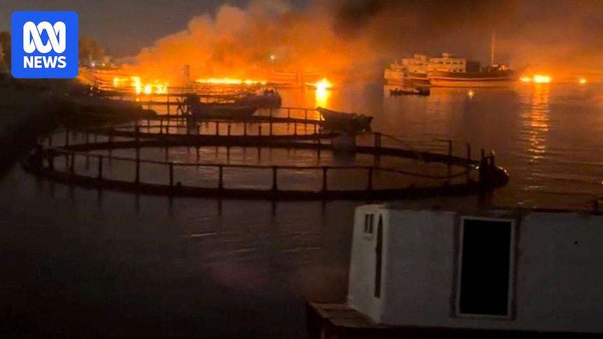 image for Iran targets US military sites in Gulf as Israel warns it could 'strike again'
