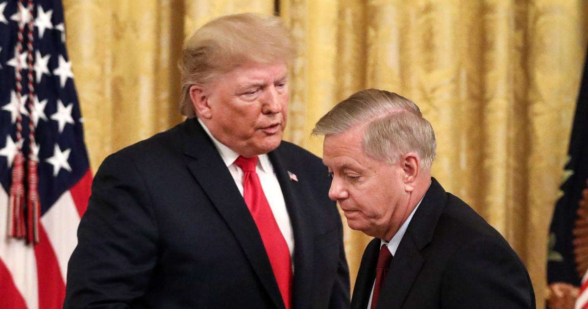 image for Trump says FBI is ‘wasting their time’ investigating Lindsey Graham’s death