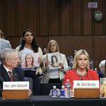 image for Epstein survivors and family at hearing for Todd Blanche, Trump's pick for U.S. attorney general