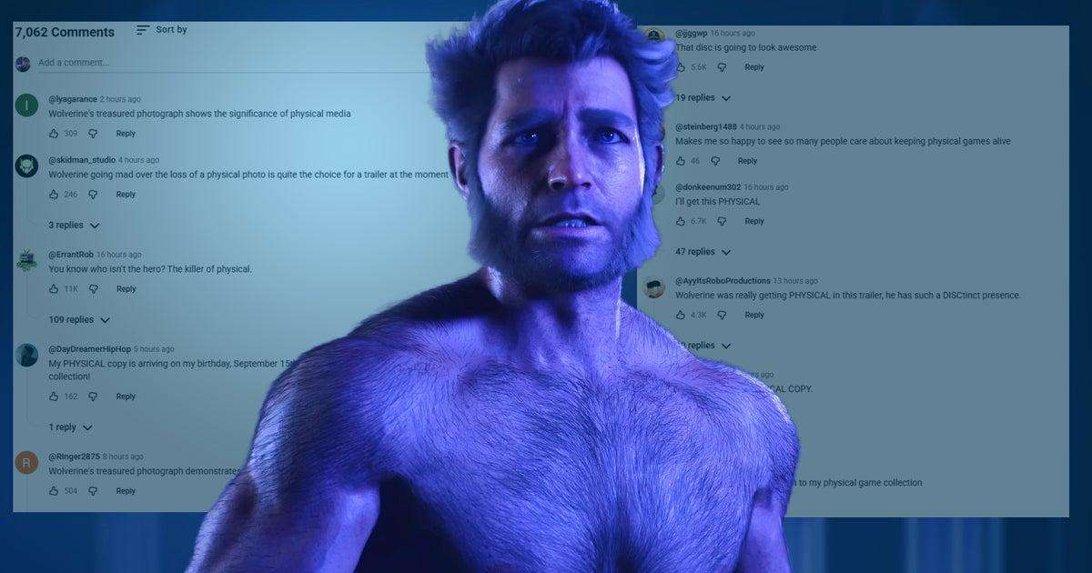 image for The new Marvel's Wolverine cinematic trailer has been swarmed by PlayStation fans still angry at Sony ditching discs