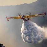 image for Found this great photo of a Canadian Plane fighting the L.A. fire storm.