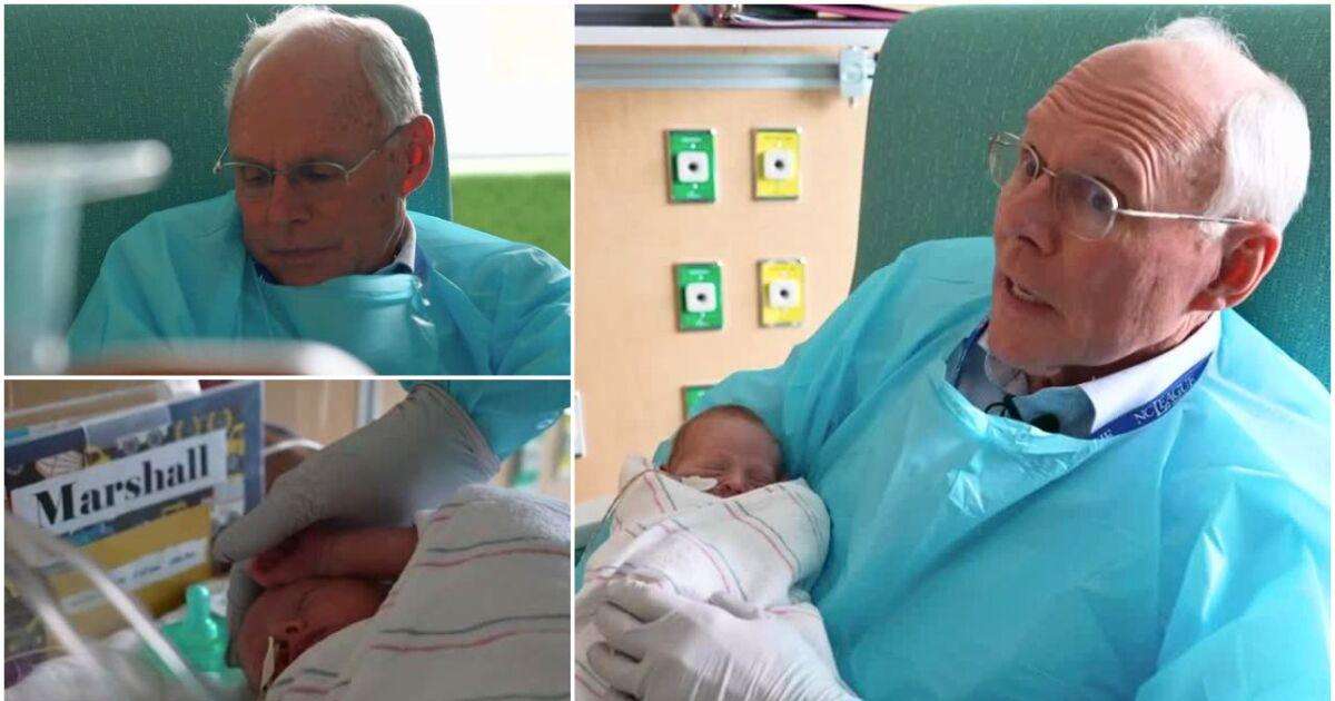 image for This 73-year-old is not a doctor or a nurse — but he shows up every week for the tiniest fighters