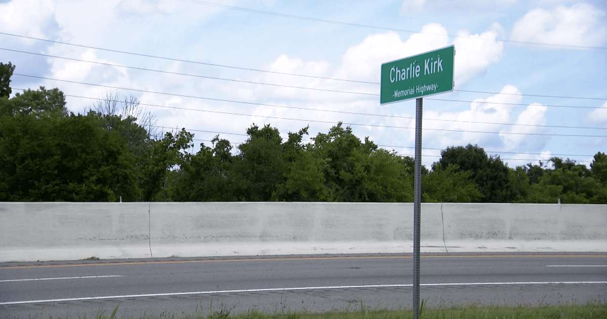 image for Charlie Kirk sign removed from Tenn. highway after veterans object