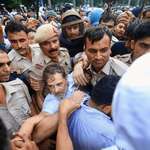 image for Leader of opposition detained by police(India) He was on strike for ongoing education reform demands