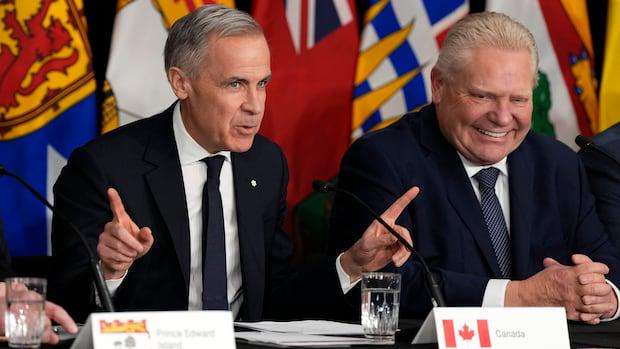 image for From keeping booze boycotts to withholding energy, premiers talk how to hit back at Trump