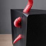 image for I made magnetic worm segments that look like they’re crawling through my PC case