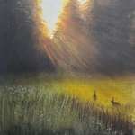 image for [OC] A picture I did using charcoal and pastels. Inspired by Watership Down.