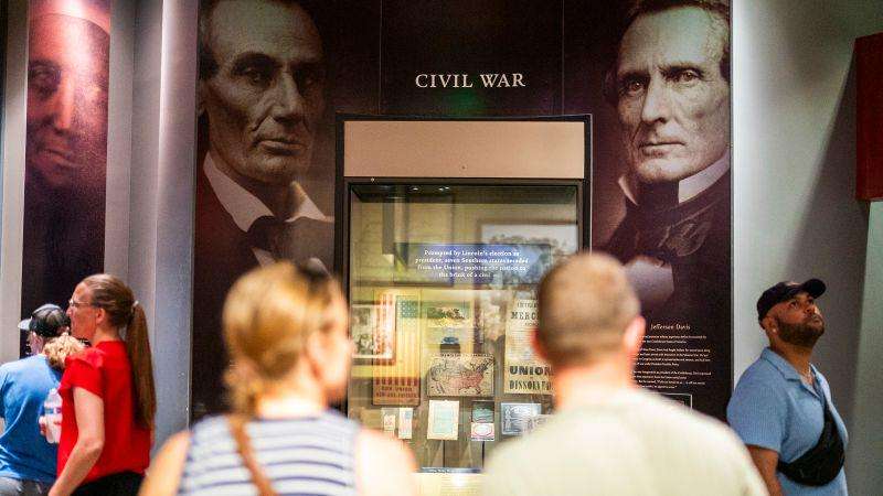image for Trump orders signs be installed outside Smithsonian museum warning of ‘inaccurate information’