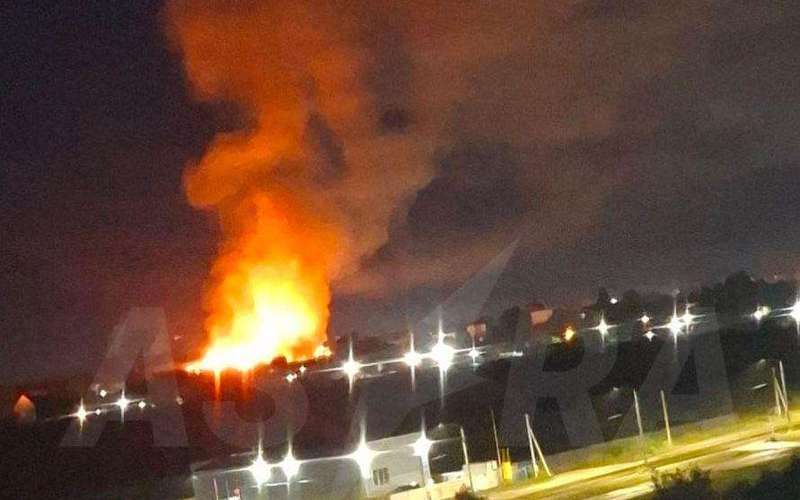 image for Fire reported overnight at Engels air base, home of Russia's heavy bombers