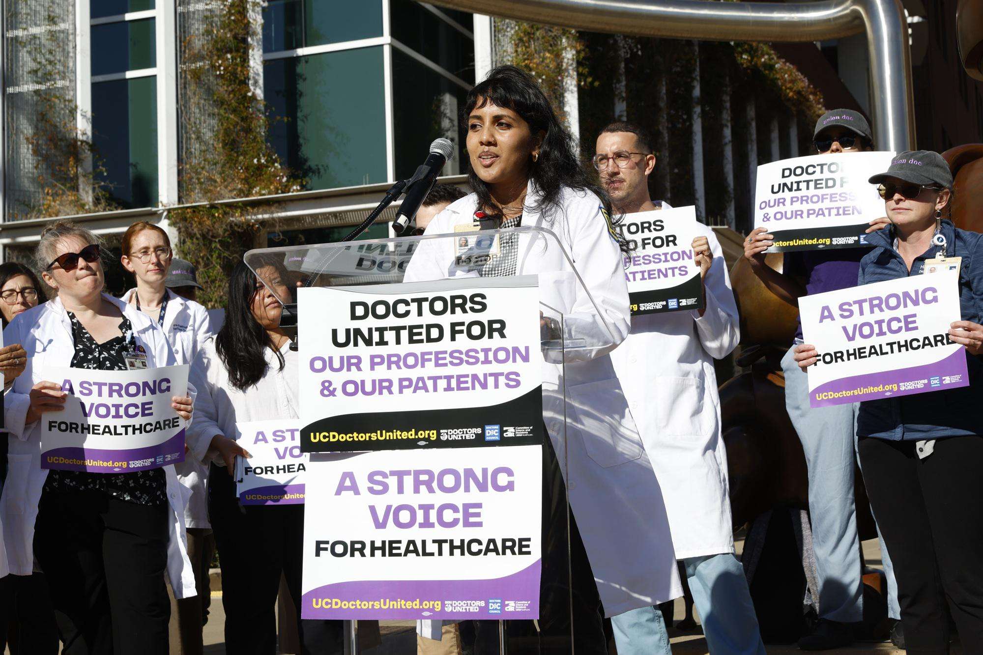 image for UC Doctors Seek to Unionize 10,000 Colleagues in Massive Campaign